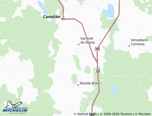 Mapa MICHELIN Nogales - ViaMichelin