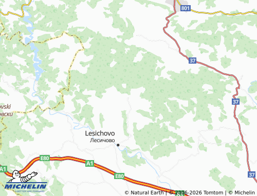 Mappa MICHELIN Borimechkovo - ViaMichelin