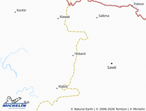 Mapa MICHELIN Hobard - ViaMichelin