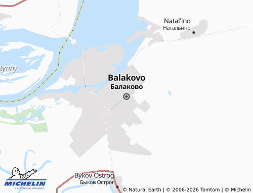 MICHELIN-Landkarte Balakowo - ViaMichelin