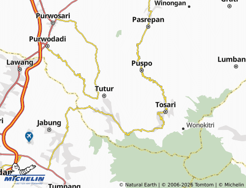 MICHELIN-Landkarte Palang Sari - ViaMichelin