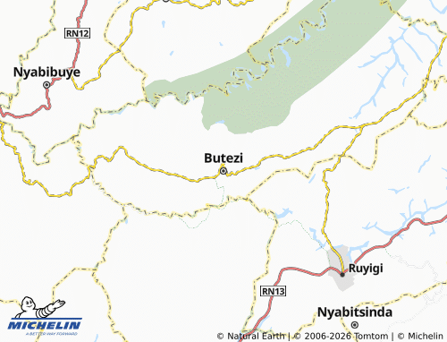 Mappa MICHELIN Butezi - ViaMichelin