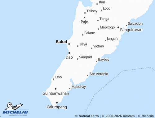 MICHELIN Sampad map - ViaMichelin