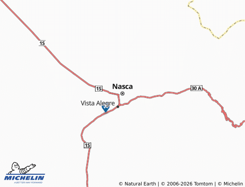 MICHELIN Nasca map - ViaMichelin