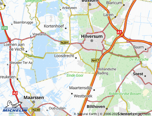 Mapa MICHELIN Loosdrecht - ViaMichelin