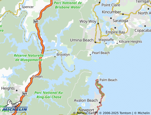 MICHELIN Patonga map - ViaMichelin