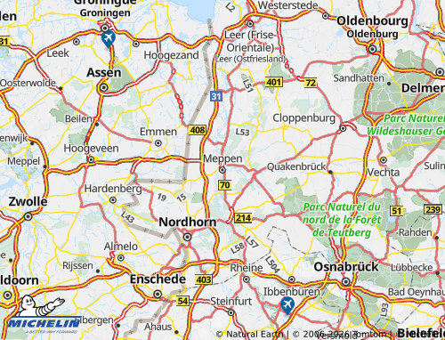 MICHELIN Emsland map - ViaMichelin