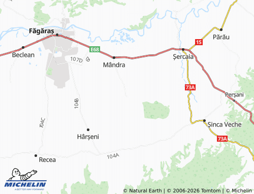 Mappa MICHELIN Toderița - ViaMichelin