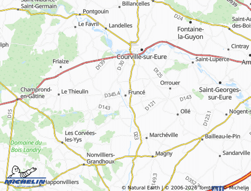 Mapa MICHELIN Fruncé - ViaMichelin
