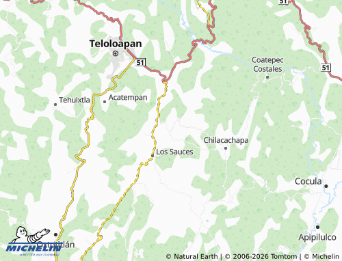 Mapa MICHELIN El Calvario Localidad - ViaMichelin