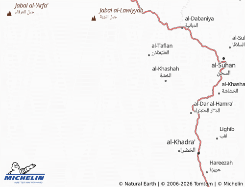 MICHELIN-Landkarte al-Safah - ViaMichelin