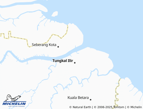 MICHELIN Tungkal Harapan map - ViaMichelin