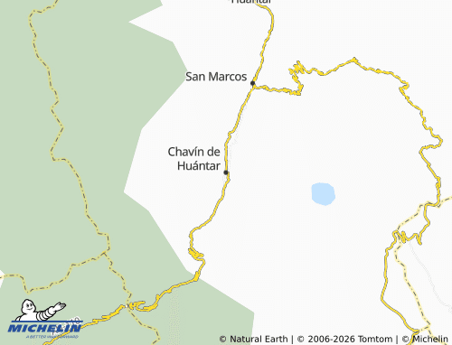 Carte MICHELIN Chavín de Huántar - ViaMichelin