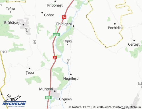 Mappa MICHELIN Slobozia Corni - ViaMichelin