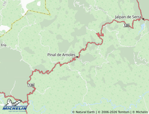 Mapa MICHELIN Curva Colorada - ViaMichelin