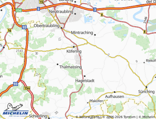 Mappa MICHELIN Alteglofsheim - ViaMichelin