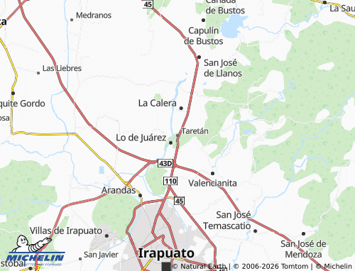 Mapa MICHELIN Taretán - ViaMichelin