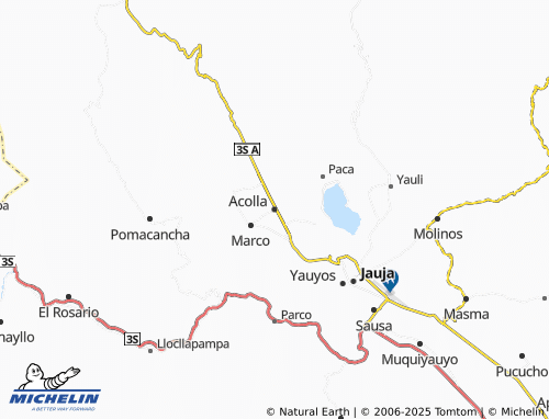 MICHELIN-Landkarte Acolla - ViaMichelin