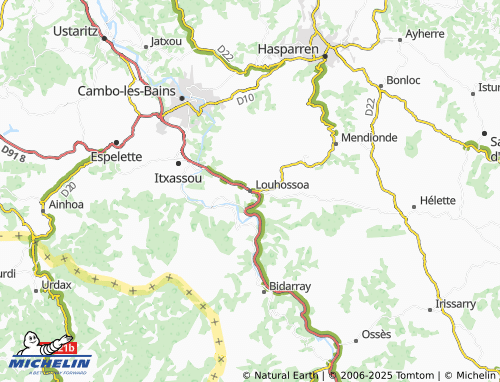 MICHELIN Louhossoa map - ViaMichelin