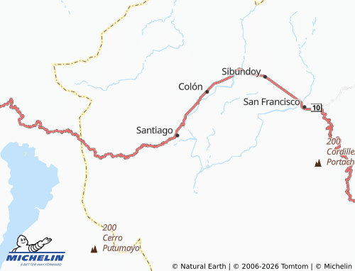 MICHELIN Santiago map - ViaMichelin