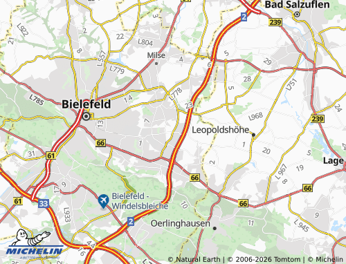 MICHELIN Speckmann map - ViaMichelin