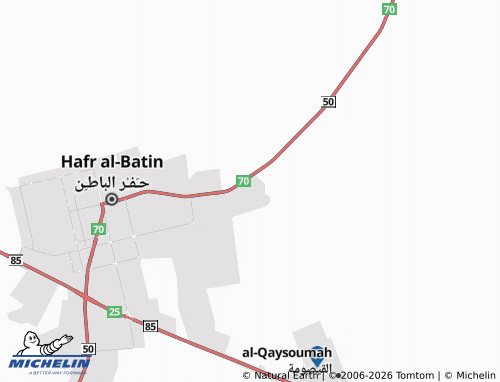 MICHELIN-Landkarte al-Khaleej - ViaMichelin