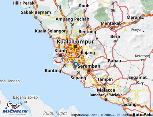 Carte MICHELIN Putrajaya - ViaMichelin