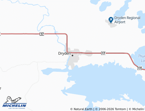MICHELIN Dryden map - ViaMichelin
