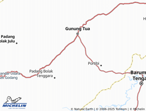 MICHELIN Parlimbatan map - ViaMichelin