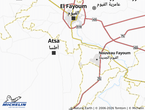 Mappa MICHELIN Qalhanah - ViaMichelin