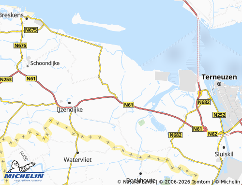 Carte MICHELIN Biervliet - ViaMichelin