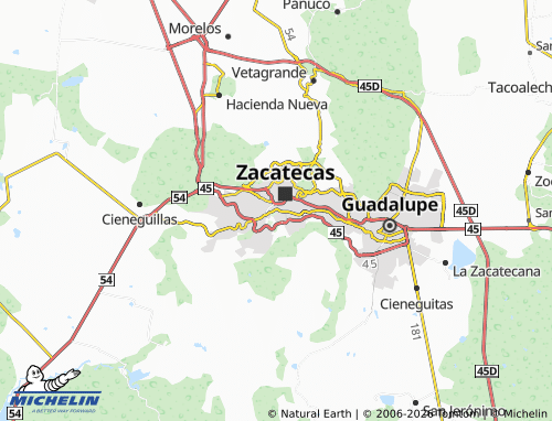 Mapa MICHELIN La Encantada - ViaMichelin