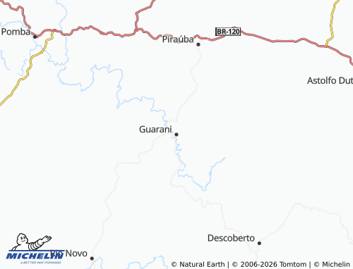 MICHELIN-Landkarte Guarani - ViaMichelin