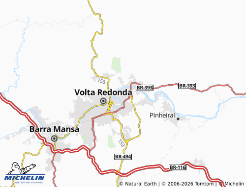Mapa MICHELIN Santo Agostinho - ViaMichelin