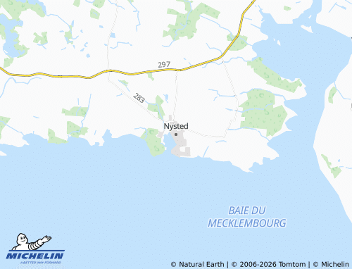 Kaart MICHELIN Nysted - ViaMichelin