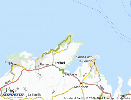 MICHELIN Plévenon map - ViaMichelin