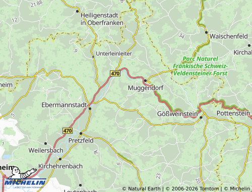 MICHELIN Birkenreuth map - ViaMichelin