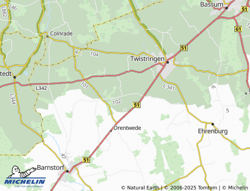 MICHELIN Ellinghausen map - ViaMichelin