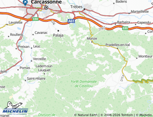 MICHELIN Mas-des-Cours map - ViaMichelin