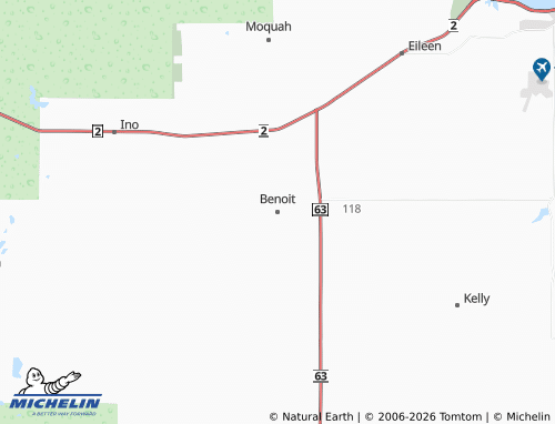 Carte MICHELIN Benoit - ViaMichelin