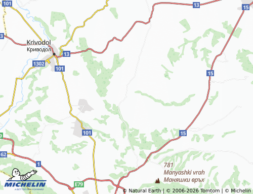Carte MICHELIN Chiren - ViaMichelin