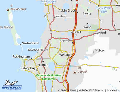 Mapa MICHELIN Calista - ViaMichelin