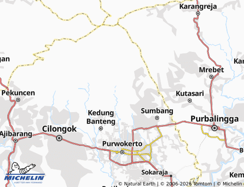 MICHELIN-Landkarte Karangtengah - ViaMichelin