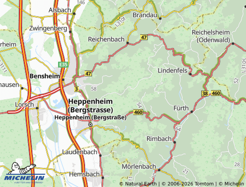 Mappa MICHELIN Ober Hambach - ViaMichelin