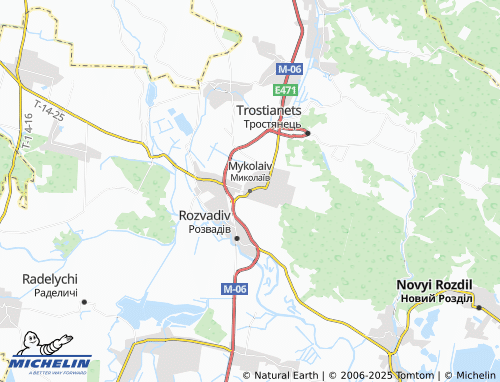 MICHELIN Mykolaiv map - ViaMichelin