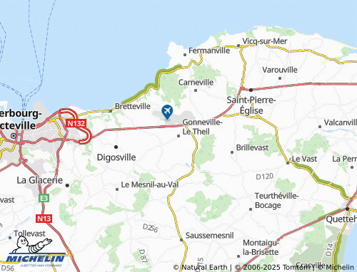 MICHELIN-Landkarte Gonneville-Le Theil - ViaMichelin