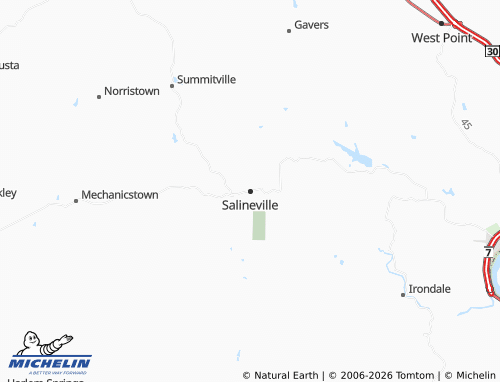 Mappa MICHELIN Salineville - ViaMichelin