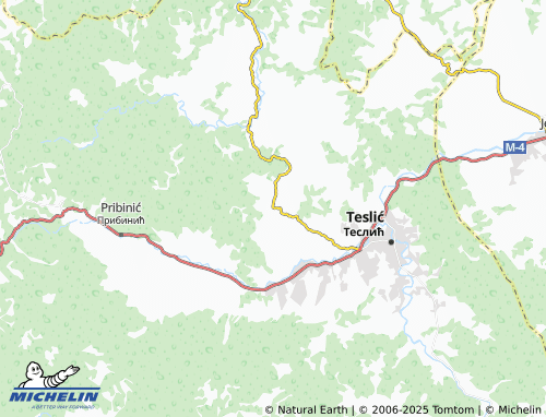 MICHELIN Donji Ranković map - ViaMichelin