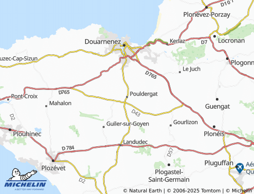 MICHELIN Pouldergat map - ViaMichelin