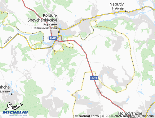 Mapa MICHELIN Koshmak - ViaMichelin